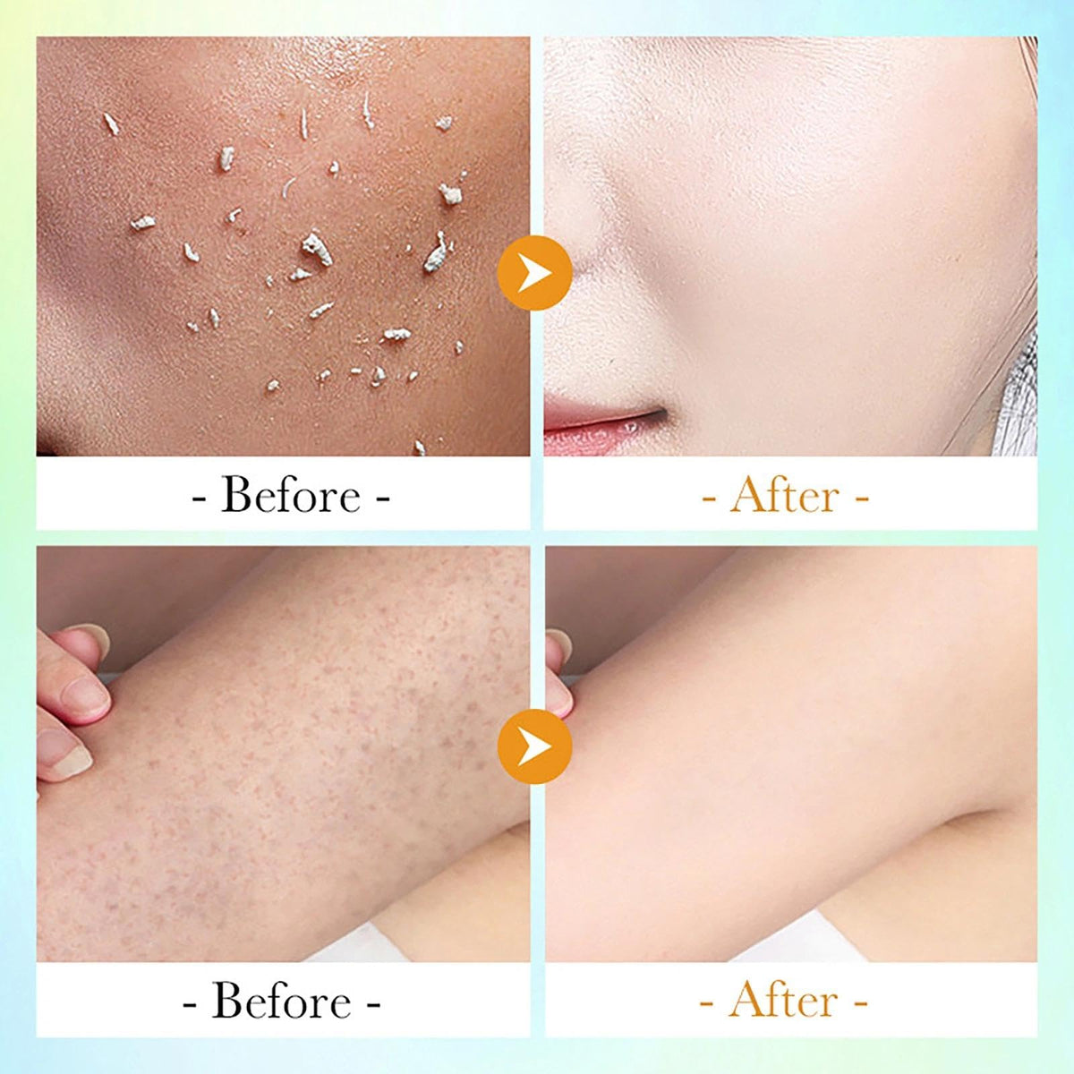 AuraBeen Orange Peeling Essence - Revitalizing Facial Exfoliator for Deep Cleansing, Gentle Exfoliation, and Radiant Skin Essence, Ideal for Both Face and Body