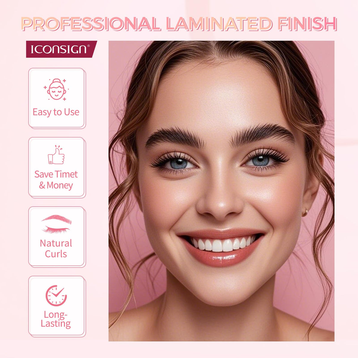 ICONSIGN Lash Lift Kit with Glue Balm, Single Sealed Packaging Eyelash Perm Kit