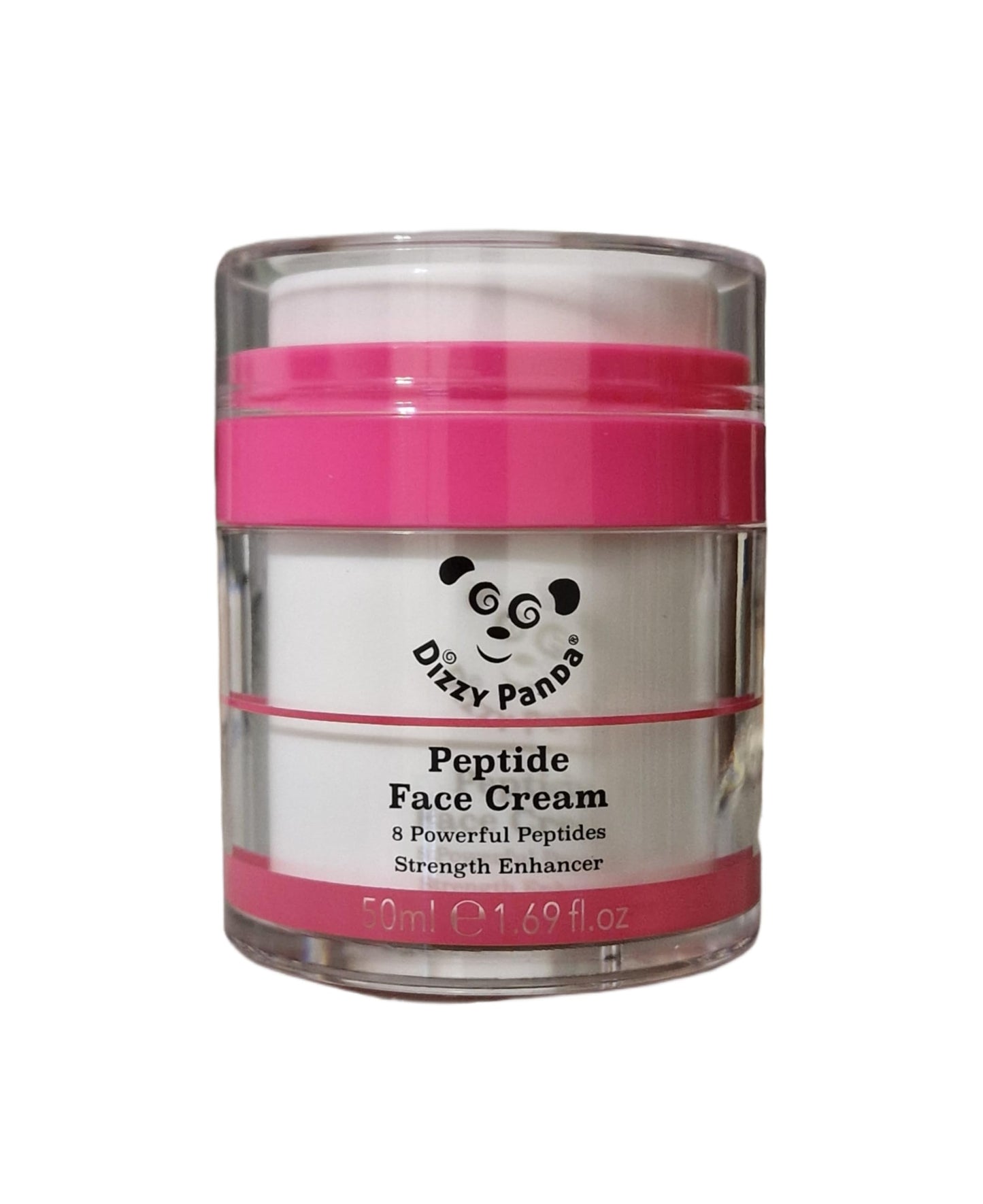 Dizzy Panda Peptide Face Cream 50ml - Advanced Anti-Aging Formula with Single-Dose Press Jar Technology
