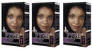 FYNE Jet Black Permanent Hair Dye for Women – Pack of 3 - Home Hair Colour Cream with Built-in Conditioner - Gentle, Long-Lasting, Suitable for All Hair Types - Achieve Salon-Quality Results at Home