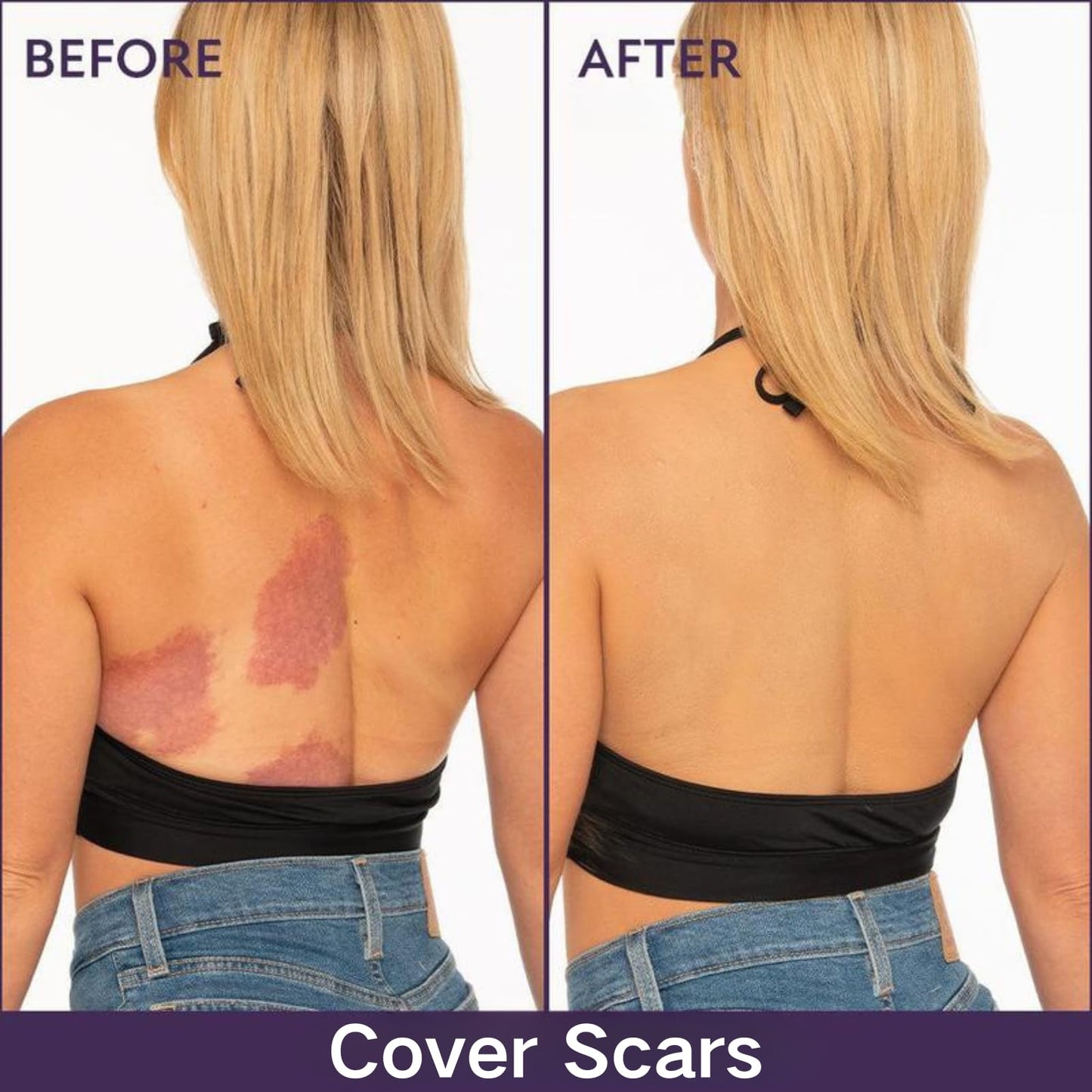 SHEBEEDO Body Coverage Perfector with Brush,Radiant Glow Tattoo Cover Up Makeup,Long-Lasting Waterproof All-Over Complexion Perfector,Leg Makeup to Cover Veins All In One Moisturiser Concealer