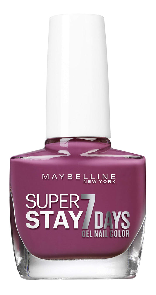 Maybelline New York Professional Nail Polish - Gel Technology - Super Stay 7 Days - Shade : Mauve On (255)
