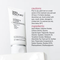 Skin Doctors SKIN DOCTORS Exfoliating Crystals Face & Body Scrub – Microbead Free Cream Exfoliator with Tea Tree Oil for Acne, Blemishes & Smooth Radiant Skin – 100ml