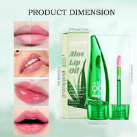 syloripha Syloripha Aloe Vera Lip Oil - PH Temperature Color Changing Gloss, Long Lasting Moisturizing Lip Care Balm, Light Texture No Greasy Lip Care Product For Women