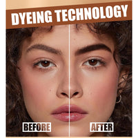 ShunJian Tat/too Eye Brow Peel Off,Peel Off Eyebrow Gel Tint,Semi-Permanent Colour Eyebrow Dye,Eye Brow Glue,Brow Gel,Waterproof & Long-Lasting,Dual-Head Design,Suitable for Everyone(02# Espresso)