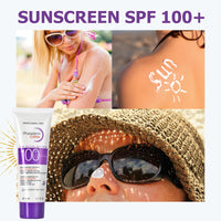 IZBEAUVO Sunscreen SPF 100+, 2Pcs Sun Cream SPF 100 PA+++, Ultra Light UV Protetion Face Sunscreen, Very High Protection Suncream Factor 100, Very Water + Sweat Resistant, Refreshing (2)