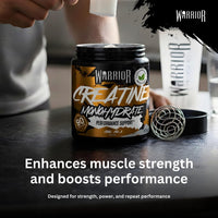 Warrior Flavoured Creatine Monohydrate Powder 300g (90 Servings) – Creatine Powder Drink, Creatine for Performance, Strength & Recovery (Not Creatine Gummies or Tablets) – Cool Cola