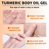 Turmeric Essential Oils - Turmeric & Vitamin E Oil - Anti-Aging & Anti Wrinkles Body Oil for Women - Deeply Nourishing Body Oil for Dry Skin - Body&Facial Oils Gel - Turmeric Massage Oils