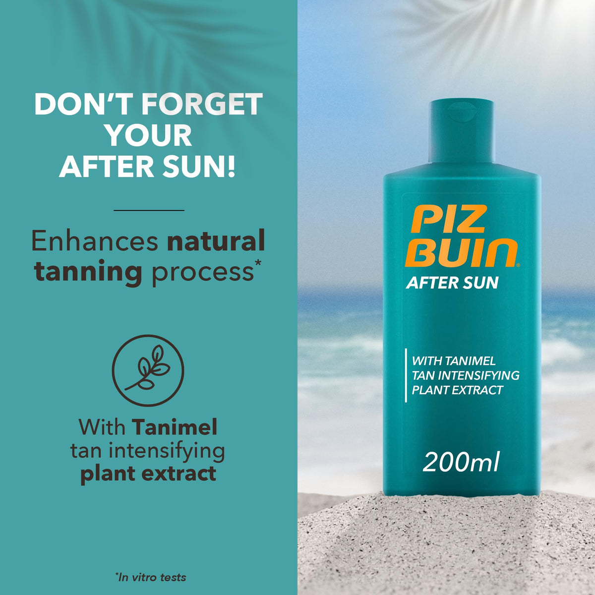 Piz Buin Moisturising Sun Lotion SPF 15 (200ml), Advanced Skincare Cream with UVA/UVB filters, Enriched Sunscreen to Prevent Premature Ageing