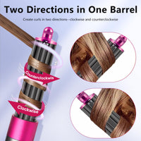 Chuancheng 40mm/1.6inch Long Curling Barrels Attachments for Dyson Airwrap HS01 HS05 HS08 Styler, Hair Curl Barrels Replacement Parts, Rose Red