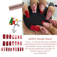 NLFOX Short False Nails - Pearl White False Nails - Square Short false Nails with Glue Shimmer Pearlescent Design - Classic White Press on Nails Glossy Full Cover Acrylic DIY Nail Art