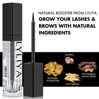 LYLIYA Amazing Design Amazing Formule Advanced Eyelash Growth Serum With Vitamins & Natural Peptides - Fuller & Longer Looking Eyelashes - Premium Lash Enhancer