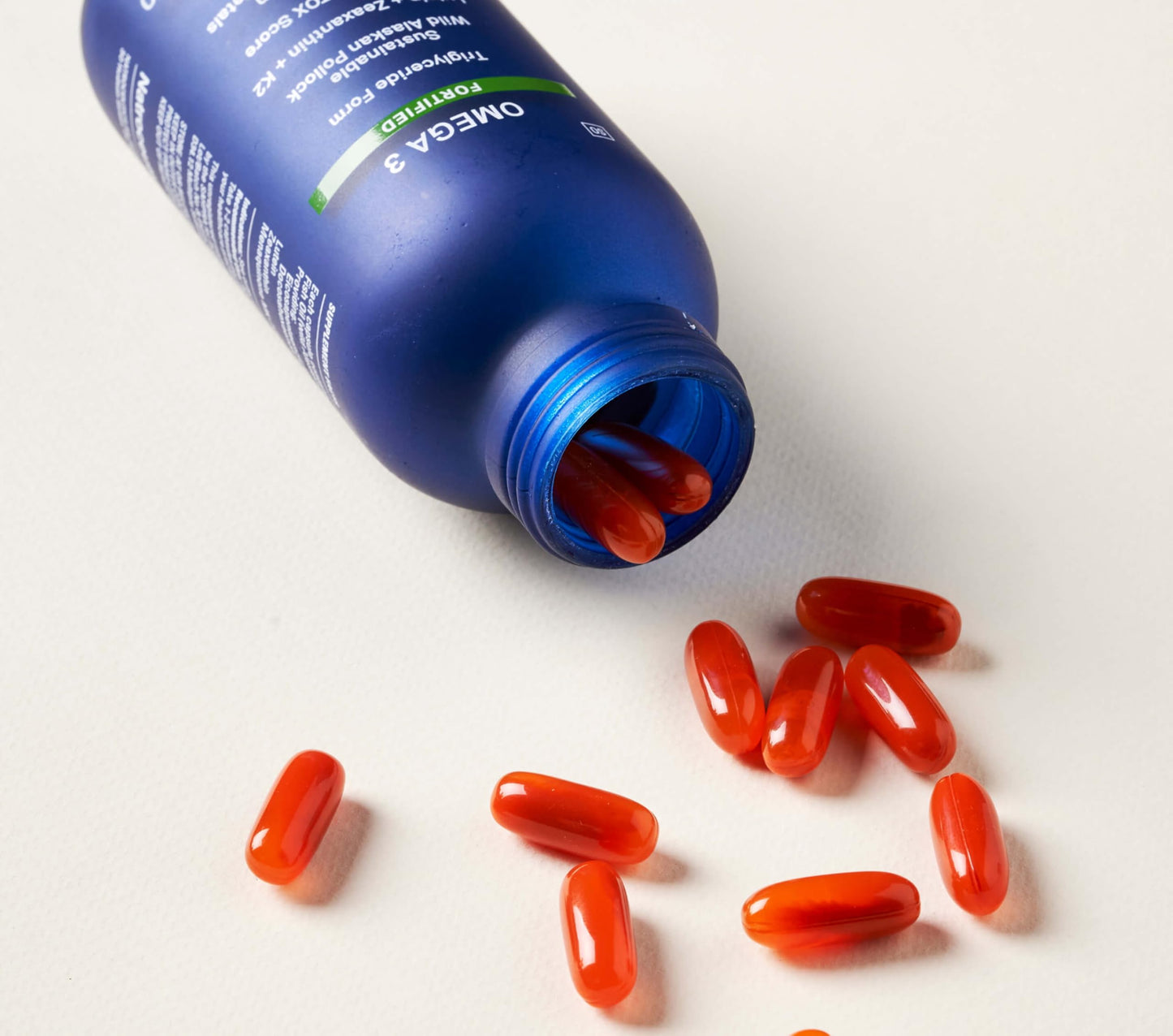 Natroceutics Omega 3 Fortified Triglyceride Capsules, 60 Count, Sustainable Wild Alaskan Pollock, Contains Lutein, Zeaxanthin & K2