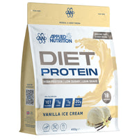 Applied Nutrition Diet Whey - High Protein Powder Supplement, Low Carb & Sugar, for Weight Management with CLA, L Carnitine, Green Tea (450g - 18 Servings) (Vanilla)
