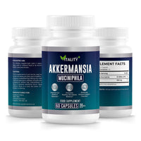 Akkermansia Probiotic & Prebiotic 30 Billion AFU with Inulin – Ultimate Gut Health, Immune Support & Weight Management – 1 Months Supply