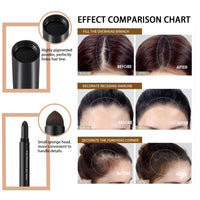 DMQ Root Touch Up Stick, Hair Root Dye, Black Hairline Powder,Quick Cover Grey Hair Root,Waterproof & Long Lasting,Hairline Powder Stick for Women Men