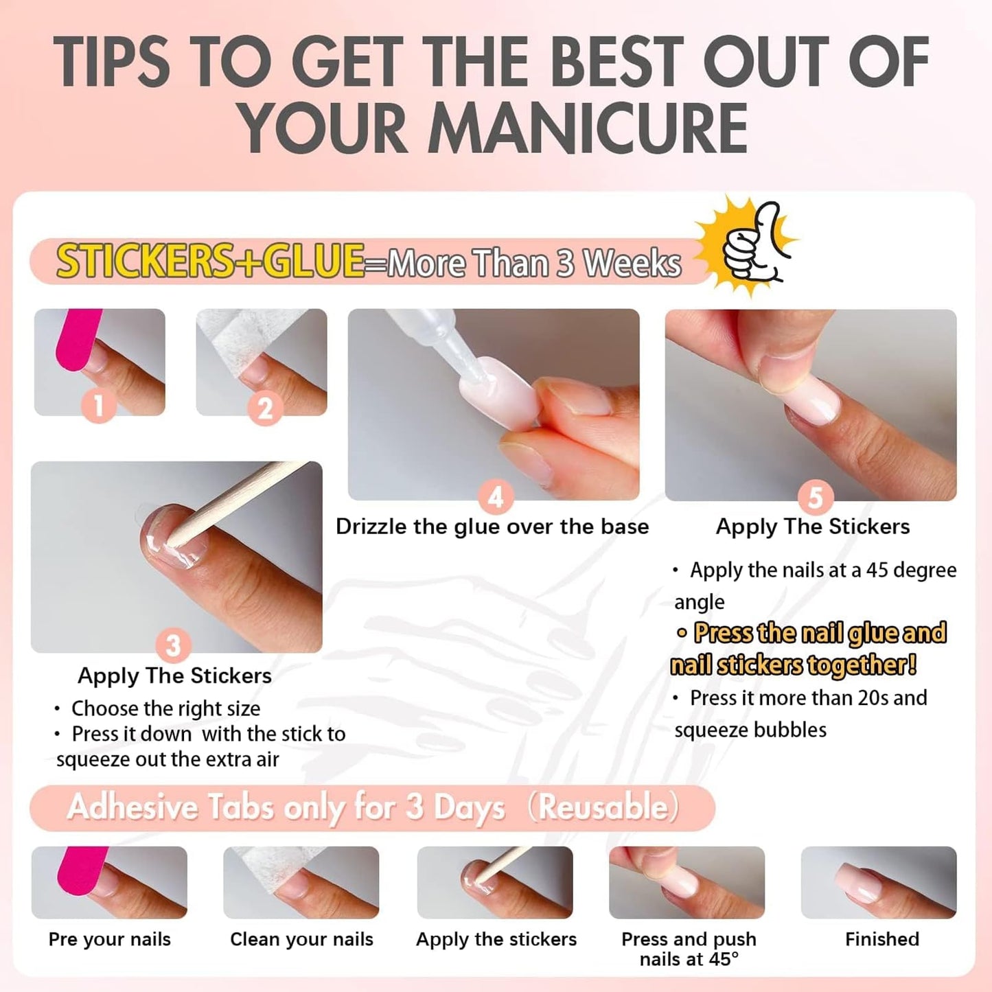 EONFAVE Almond False Nails - 30Pcs French Tip False Nails Oval - Nude Natural French Style Almond Press on nails - Medium Length Glossy Full Cover Glue on Nails - Removable Nail DIY Nail Art