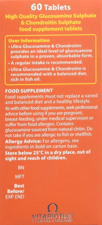 Glucosamine and Chondroitin Tablets, by Vitabiotics Ultra