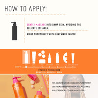 Nip + Fab Vitamin C Fix Gel Cleanser for Face, Brightening Hydrating Facial Cleansing Face Wash for Skin Toning, 145 ml