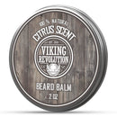 VIKING REVOLUTION Viking Revolution - Beard Balm - Natural Beard Balm For Men With Argan & Jojoba Oils- Styles, Strengthens & Softens - Beard Wax - Gifts For Men - Citrus - 57 g