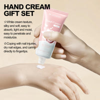 OKADY O'KADY Travel-Sized Hand Cream Gift Set, 3 Pack Moisturizing Formula with Shea Butter & Vitamin E, Lightweight Non-Greasy Fast Absorption, for Women & Men, Valentines Day Gifts