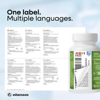 Vitamaze - amazing life Vitamin K2 MK-7 200 mcg Vegan & High Strength Menaquinone, 180 Tablets for 6 Months, German Quality, Natural & Organic Supplement Without Additives
