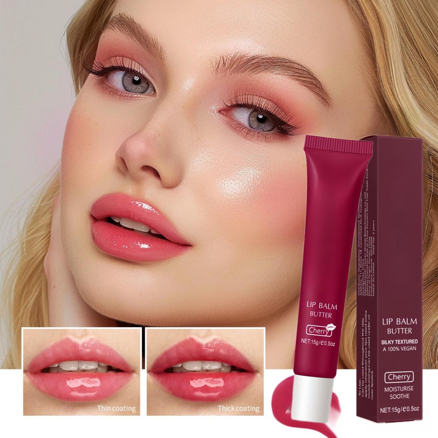 Summer Lip Balm,Friday Tinted Lip Balm SPF,Vanilla Lip Balm,Conditioning Lip Mask and Lip Balm for Instant Moisture,Soothing Lip Care,Moisturising Lip Balm,SPF Lip Balm Tinted,Girls Lip Balm(#2Mint)