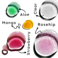 NK lip gloss gel 15ml Vitamin E, Shiny, Nourishes, Mango, Coconut, Rosehip and Clear flavoured by Nicka K (Multi Pack Of 4).