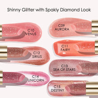 CATKIN Moonlight Lip Balms for Lip Skin Care Cracked & Dry Lips, Color Tinted Glitter Lip Balm with Vitamin E for 6h Moisture Care (C14 Plum)