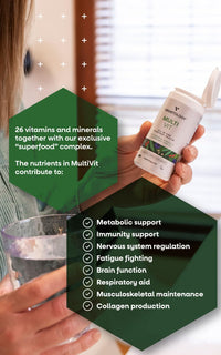 VEGETOLOGY Vegetology MultiVit Vegan Multivitamins w/26 Vitamin & Mineral Supplements – Vitamin Supplements for Metabolic, Brain Function & Immune Support – Multivitamin for Women, Men & Children