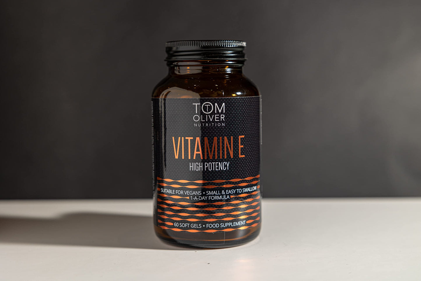 Tom Oliver Nutrition - Vitamin E 400IU High Potency, Highly Absorbable (60 Softgels) (1)