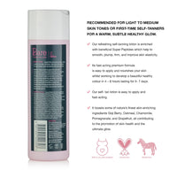 Bare by Vogue - Medium Tan Self-Tanning Lotion - Suitable for All Skin Types - Self Tanner for Face & Body - Long-Lasting Fake Tan - 200ML