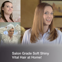 Vitamins Hair Mask Conditioner Keratin Treatment - Biotin Castor and Coconut Oil Deep Conditioning for Thin Fine Hair - Anti Frizz Moisturiser for Curly Straight Dry Damaged & Frizzy Hair