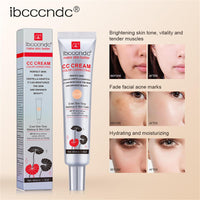 CC Cream with Centella Asiatica - Color Changing CC Cream - Lightweight Skin Tinted Moisturiser and Brightening Face Cream - Full Coverage Invisible Pores Face Concealer Makeup CC Cream SPF 25