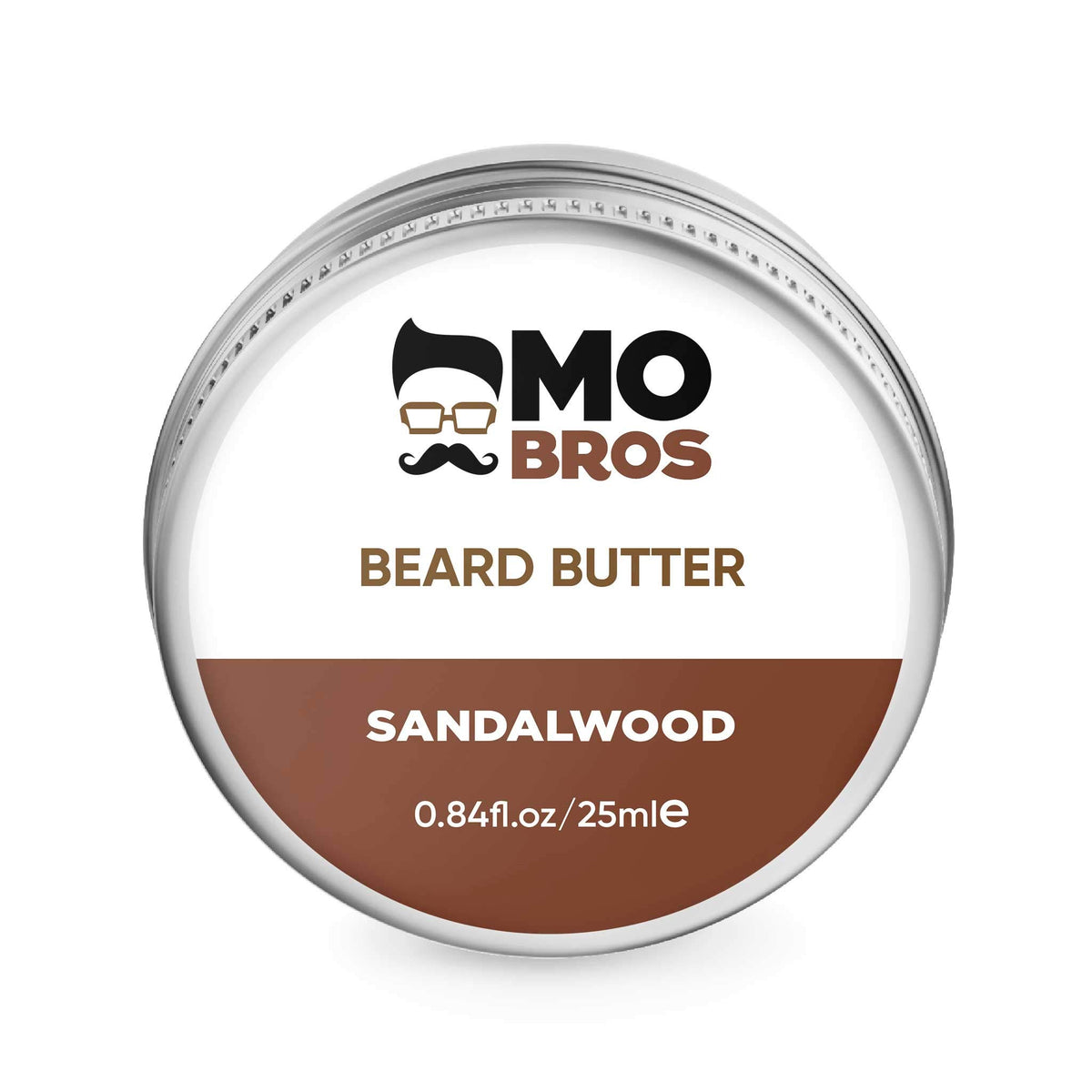 MO BRO'S Beard Butter | Protect, Soften & Condition Your Facial Hair | Sandalwood 25ml