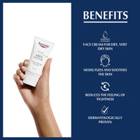 Eucerin Dry Skin Face Cream, 50 ml (Pack of 1)