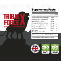 Supplements Sanctuary Tribal Force X Performance Booster, 60 Capsules, 60 Servings, Food Supplement