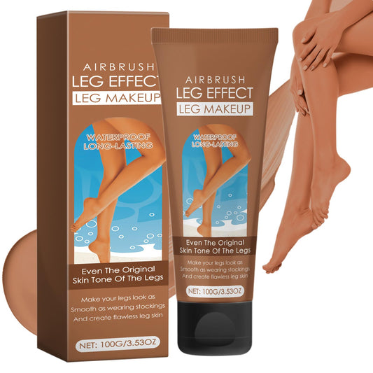 Muiefe Leg Makeup Waterproof No Transfer, Concealer Full Coverage, Flawless Leg Makeup Lotion, Leg Veins Body Scar Tattoo Cover Up, Even Skin Tone, Long Lasting Body Foundation for Women (Bronze)
