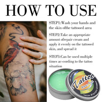Eveloveu 2PCS Tattoo Body Moisturizer Tattoo Care Cream Moisturizes, Brightens and Enhances Color Daily After Tattooing