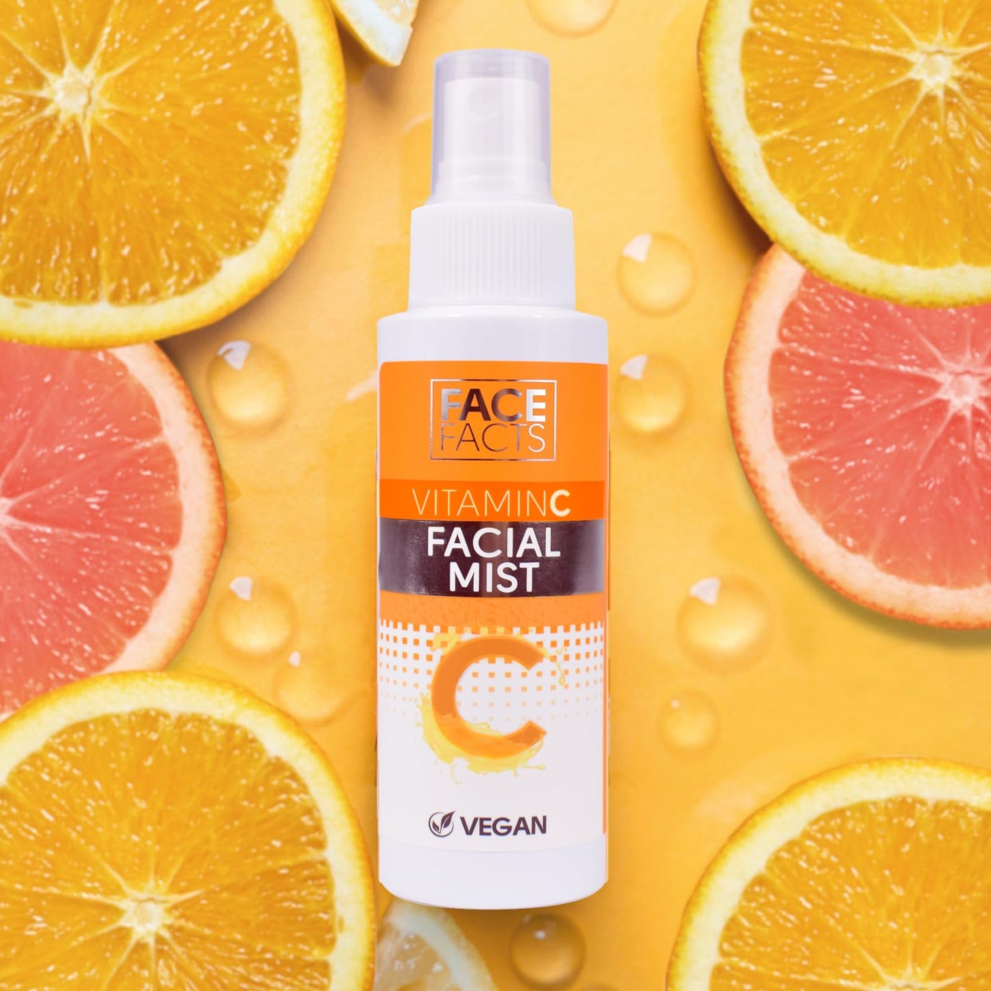 2x 100 ml Face Facts Vitamin C Face Mists | Hydrating Vitamin C | Vegan – Bundled by Smart Cutie