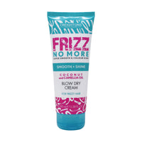 Creightons Frizz No More Smooth & Shine Blow Dry Cream (100ml) - Conditioning Formula which Reduces Frizz Leaving Hair Silky Soft & Smooth & Adds Glossy Shine. Colour Kind Formula, Clear White