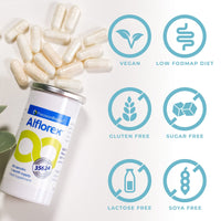 Alflorex Original – Daily Gut Health Probiotics - Contains Bifidobacterium Longum Bacterial Culture Strain 35624 – No Refrigeration Required - 60 Capsules