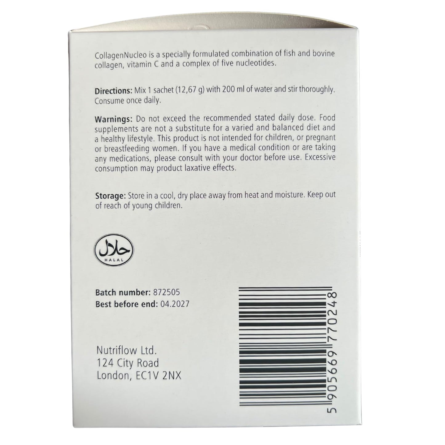 Norsa Pharma Collagen Nucleo (Raspberry / 30 Sachets) | Bovine & Marine Collagen Powder Supplement with 5 Nucleotides + Vitamin C | Collagen Supplement for Women & Men’s Skin, Joint & Immunity