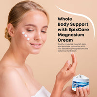 Magnesium Cream for Neuropathy Nighttime Relaxation - Nerve Muscle Cramps & Body Pain Support Lotion with Lavender (4 oz)