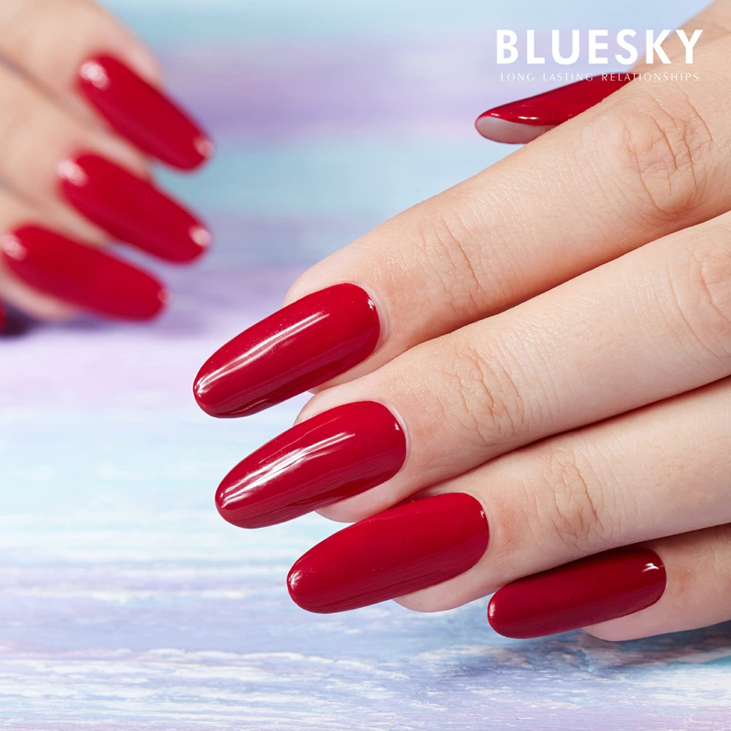 BLUESKY Bluesky Gum Gel 15 ml, White, Poly Gel Builder Colours For Poly Gel Nail Kit, Quick Nail Extensions (Requires Curing Under LED UV Lamp)