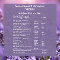 INNOPURE Perimenopause & Menopause Supplements (2 Month Supply) All-in-One Complex with Natural Plant Estrogens - Easy to Swallow Capsules, UK Made (Packaging May Vary)