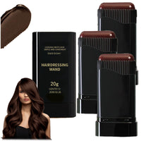 nnOuOnn 3PCS Temporary Hair Dye Comb, Hair Color Stick, Waterproof and Sweat-Proof Hair Dye Combs, Portable 2-In-1 Touch-Up Hair Colouring Combs for Women & Men Gray Hair Coverage (Black Brown*3)
