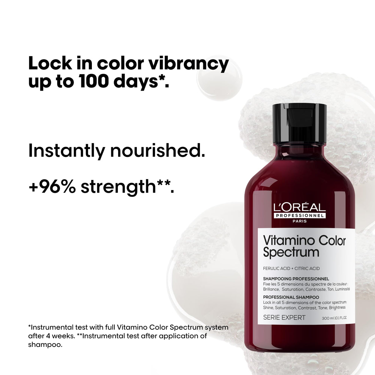 L'Oréal Professionnel Paris COLOURED HAIR CARE: Ideal for all colour-treated hair, this luxurious creamy shampoo cleanses thoroughly without stripping your beautiful shade.