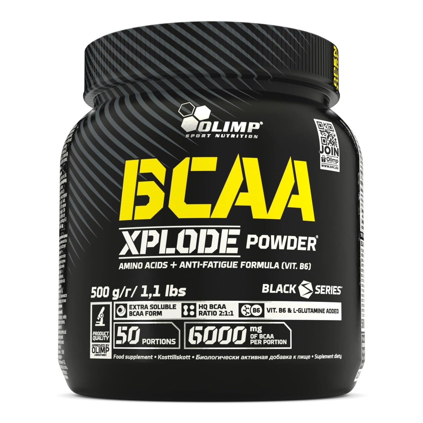 OLIMP SPORT NUTRITION OLIMP Labs Lemon BCAA Xplode Recovery and Energy Supplement,500 g (Pack of 1)