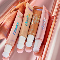 Lottie London Cheeky Glow in Peach Bellini, Liquid Blush & Sheer Highlighter, Buildable Formula Infused with Hyaluronic Acid, Vegan & Cruelty-free